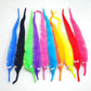 SHENGSEN Fuzzy Worm Toys - 120 Pieces String Trick Toy for Kids & Cats, 12 Colors, Polyester, Model AM108-120-B-12