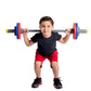 WOD Toys Barbell Mini - Adjustable Barbell Toy Weight Set for Kids Fitness, Weightlifting and Power lifting - Safe, Durable Kids