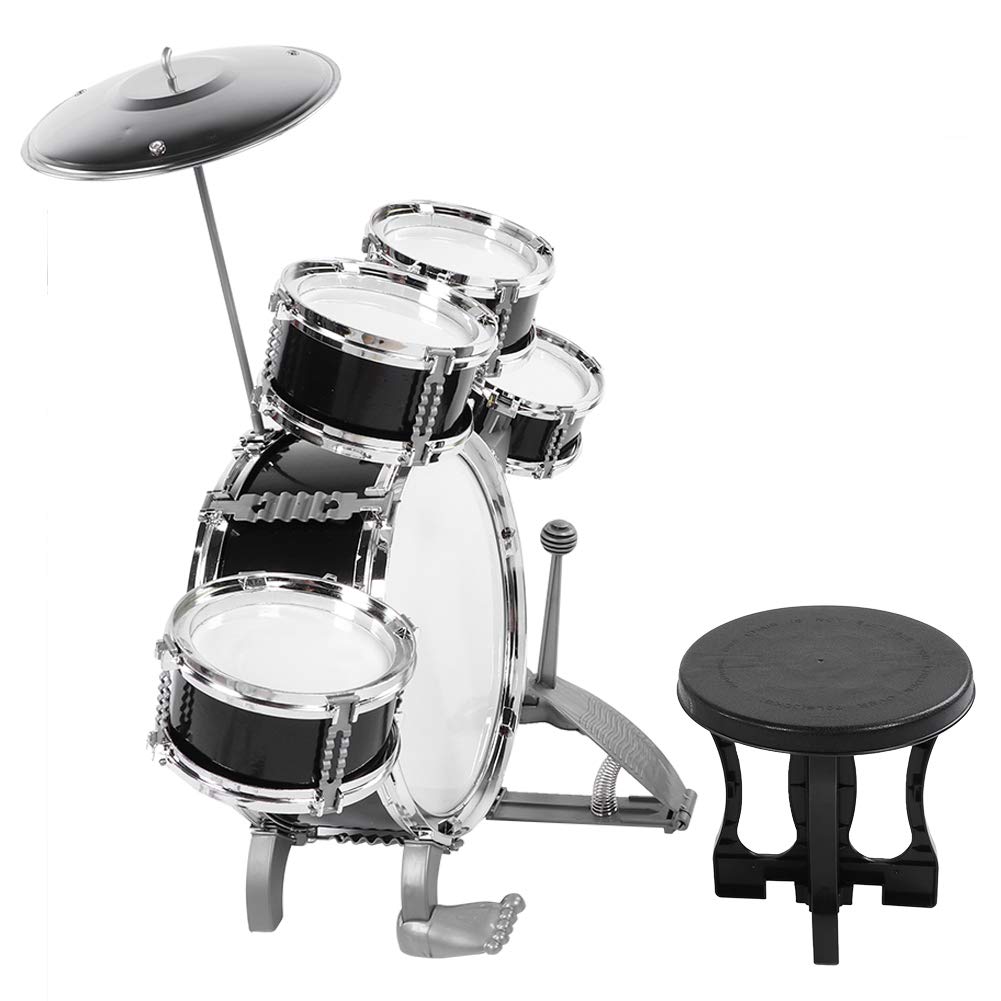 Drum Set, Educational Junior Drum Set Musical Instrument Stimulating ChildrenS Creativity Children Drum, For Baby Beginners Boys