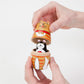Bits And Pieces - ''Cleo & Friends Nesting Cats-Hand Painted Wooden Nesting Dolls Matryoshka - Set Of 5 Dolls From 7'' Tall With