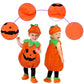 Eozy Kids Cute Pumpkin Costume Set Halloween Trick Or Treat Dress Up Cosplay School Party
