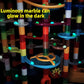 Dshmixia Marble Run Marble Maze Race Track With Glowing Marbles For Kids Ages 3-4-8-10 Sturdy Building Toys Kids Games Amazing Fun Gifts (Super)