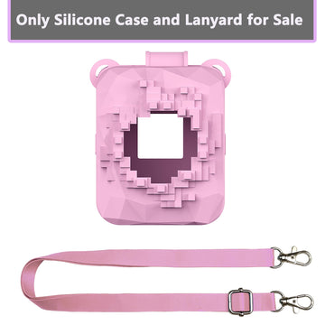 Silicone Case For Bitzee Magicals Interactive Toy Digital Pet, Protective Skin Cover For Bitzee Magicals Virtual Electronic Digital Pet And Case Accessories (Case For Bitzee Magicals) (Pink)