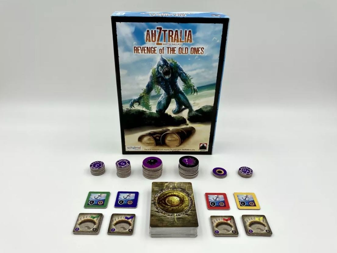 Stronghold Games Auztralia: Revenge of The Old Ones Board Game - Cardboard, Various Colors, Model AUZR1SHG