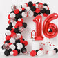 Toniful 40 Inch Large Red Number 70 Balloons Giant Digital 70 Helium Balloons, Foil Mylar Big Number Balloons For 70Th Birthday