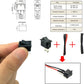 AOMAG DC Motors Kit for Kids, 159pcs Mini Electric Hobby Motor, Small, Plastic, Silver and Red, Model AOM256488K21