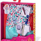 Our Generation Vet Uniform for 18" Dolls - Cotton Outfit & Accessories, Ages 3+ - Model BD30316Z