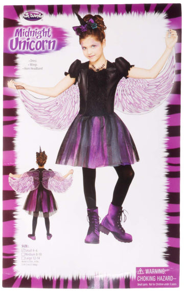 Fun World Moonlight Unicorn Costume, Small 4-6, Multicolor