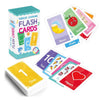 Patpat 58Pcs Flash Cards For Toddlers Learning Flash Cards Cartoon Colorful Illustration Learning Cards Double Sided Learning Fl