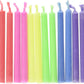 Play Visions Colorflame Birthday Candles - 12 Count, Red, Citronella Wax, Model PLV7632, Colored Flames for Cake Decor