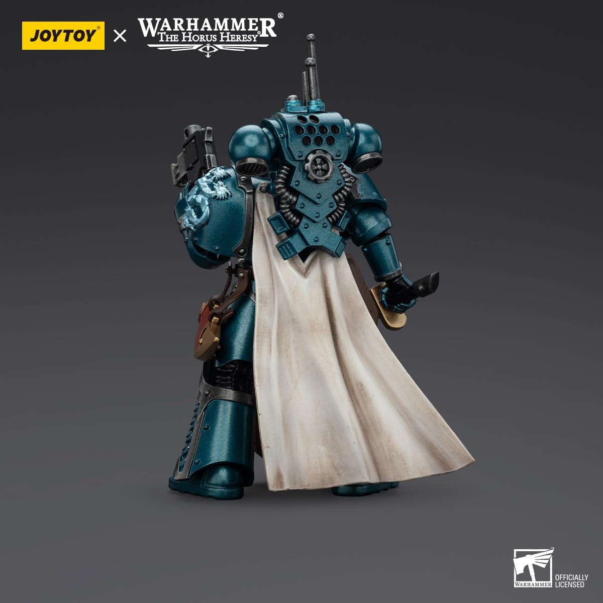 malt-inspiredISE JOYTOY 1/18 Action Figures - Warhammer The Horus Heresy Alpha Legion Legion Praetor with Power decorative replica blade - 5 Highly Posable Collectible Model Ages 15+