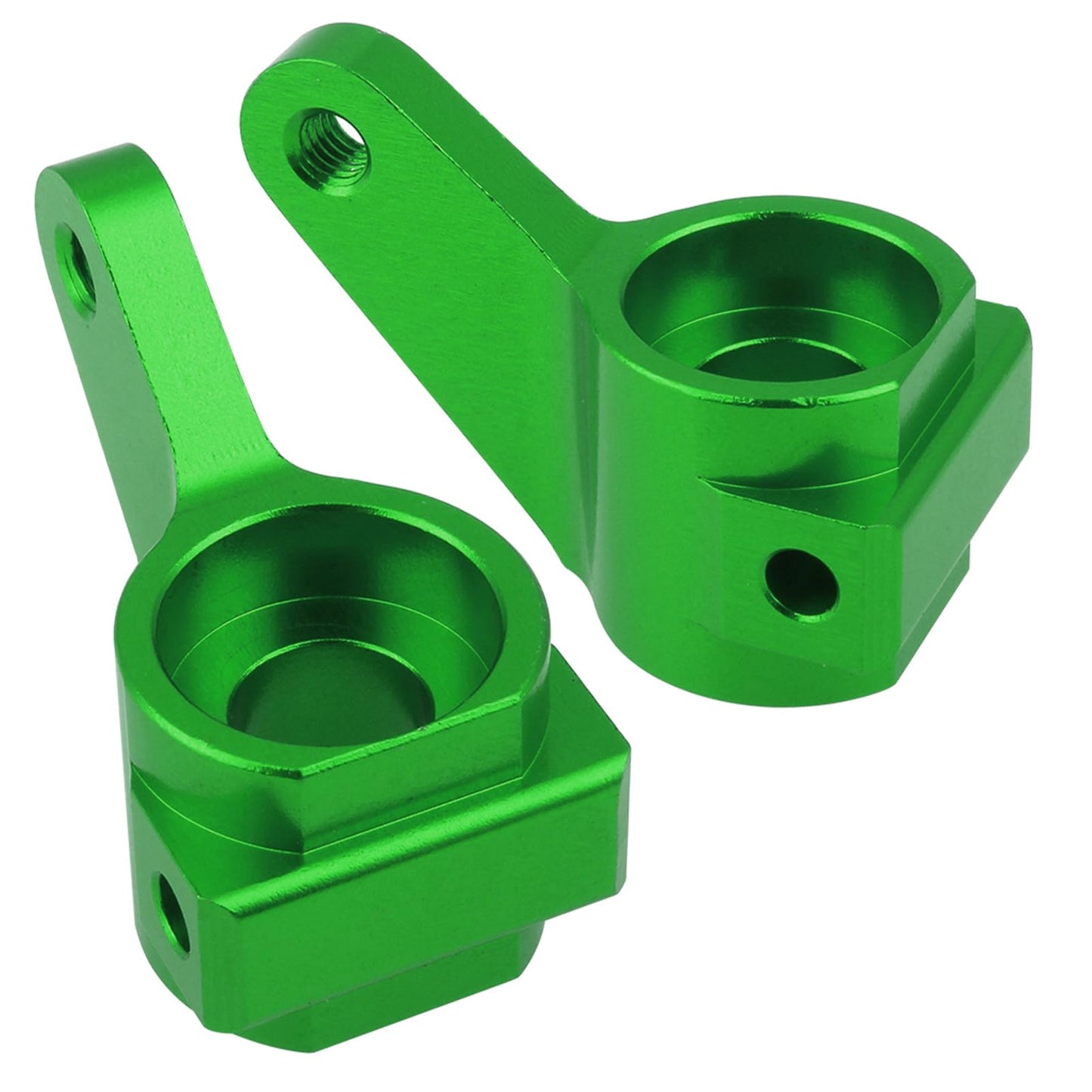 HobbyPark Aluminum Front Steering Blocks Upgrade Parts for 1/10 Traxxas 2WD Slash, Rustler, Stampede, Bandit, Replace 3736, Gree