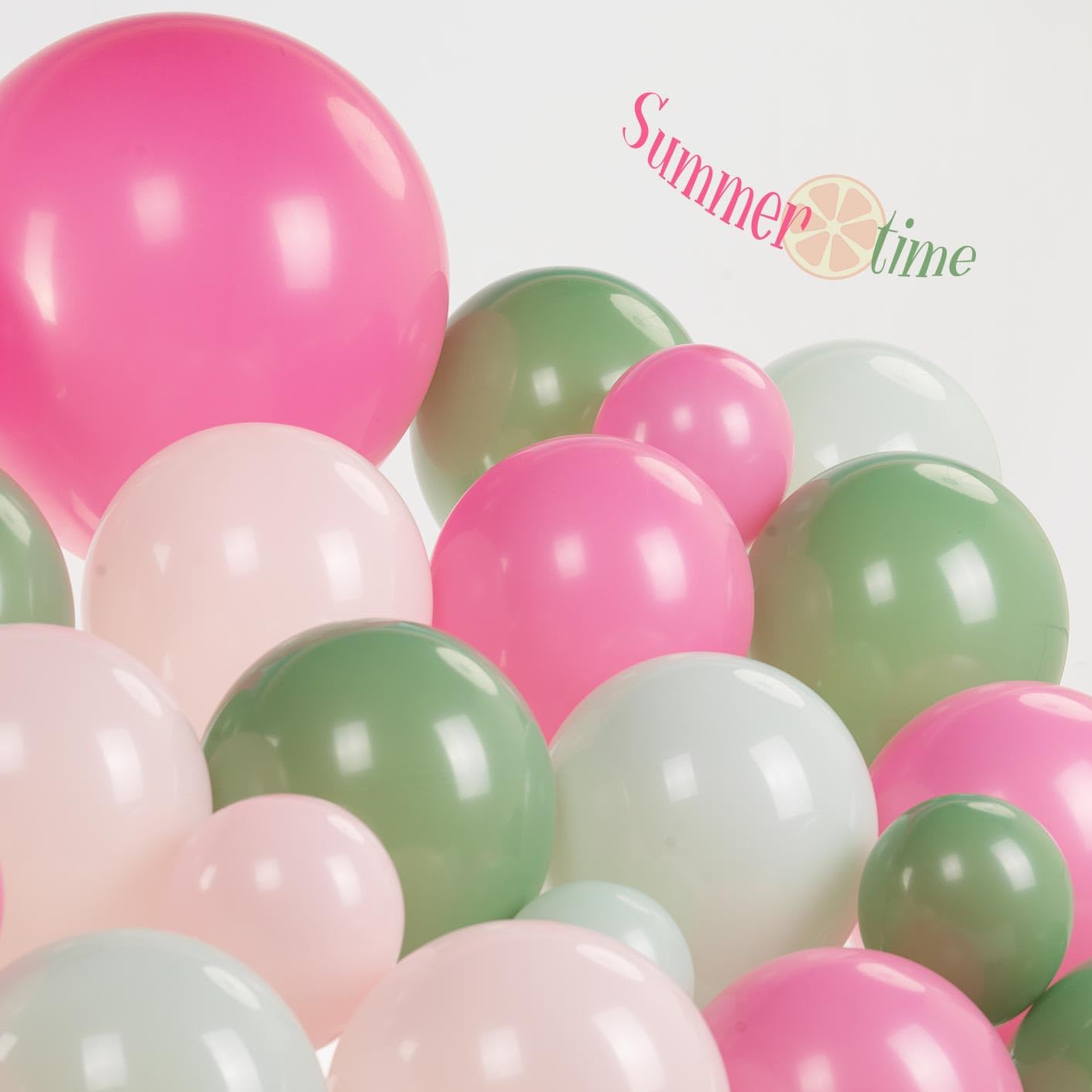 Pink and Green Balloon Arch Garland Kit 154pcs Sage Green and Pastel Pink Balloons for Girls baby in bloom Baby Shower Woodland