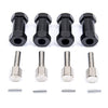 Readytosky 12mm Wheel Hub Hex Spacer 25mm Offset Extension Drive Adapter for 1/10 Traxxas Rustler Axial SCX10 ii Wraith Gen7 Gen
