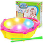 Shashikiran Baby Toys Musical Flash Drum With Light And Sticks To Play For Kids Boys And Girls