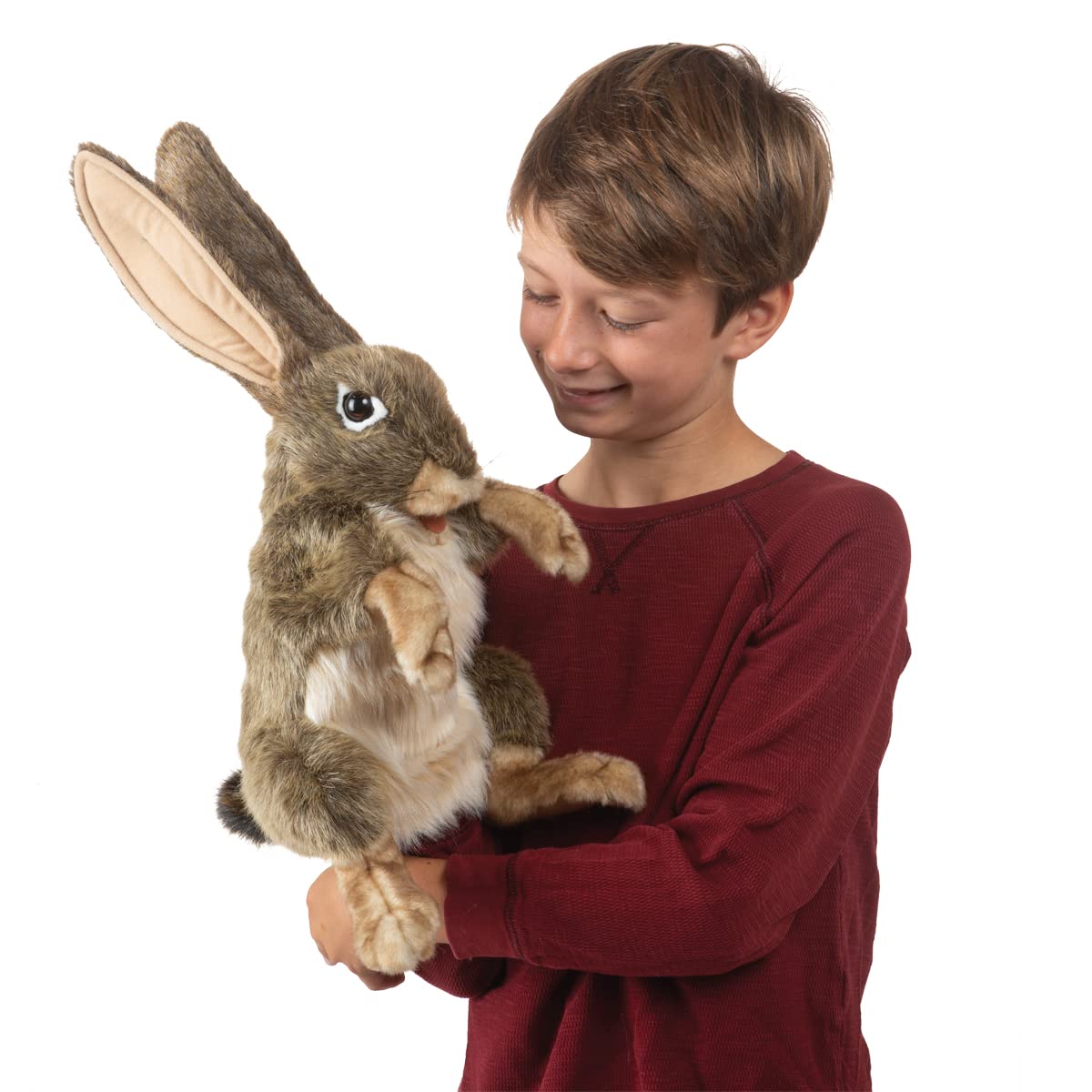 Folkmanis Jack Rabbit Hand Puppet