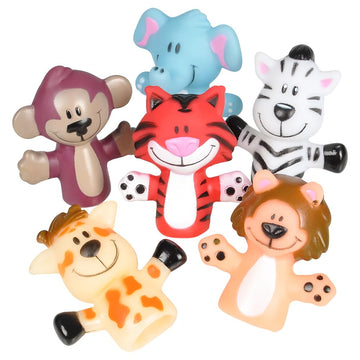 2' Zoo Animal Finger Puppets