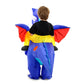 Ozyalo Inflatable Dragon Costume Kids Size  Halloween Blow Up Dinosaur Costume for Boys Girls  Funny Ride On Dinosaur Costume 7-10 Years