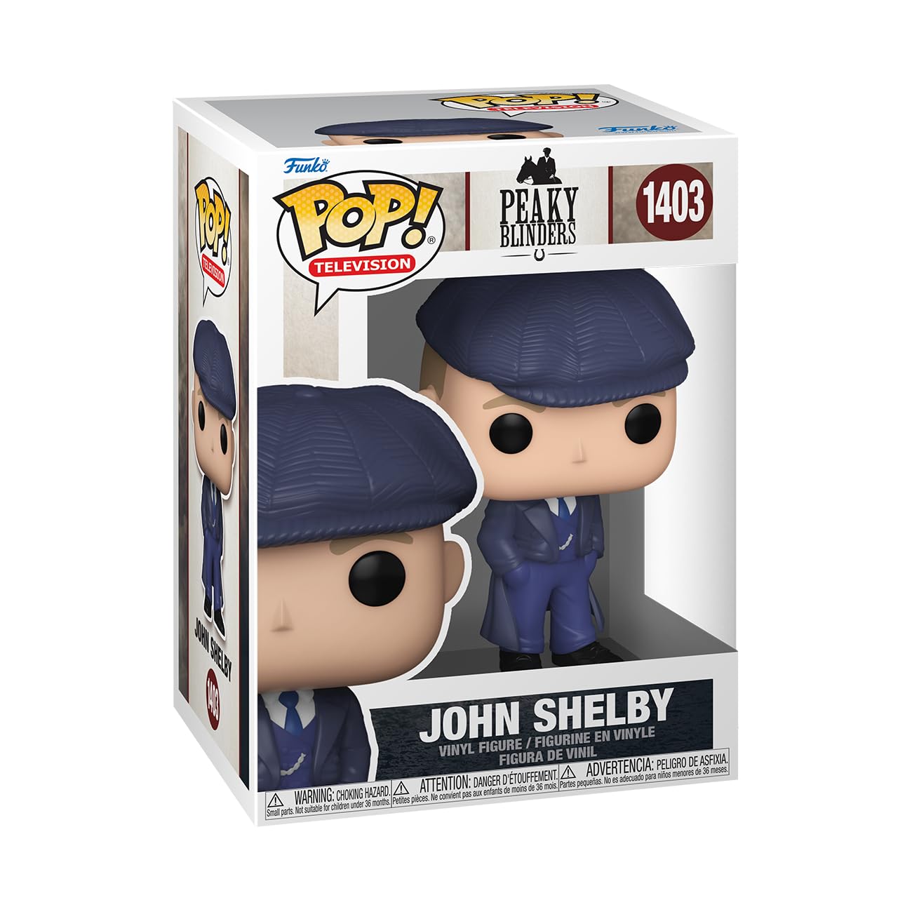 Funko POP! TV Peaky Blinders John Shelby Vinyl Figure - Multicolor Collectable Model 75288 - Official Merchandise for Fans and Collectors