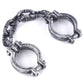 HAZOULEN Plastic Halloween Shackles on Chain for Handcuffs Costume Props Decoration