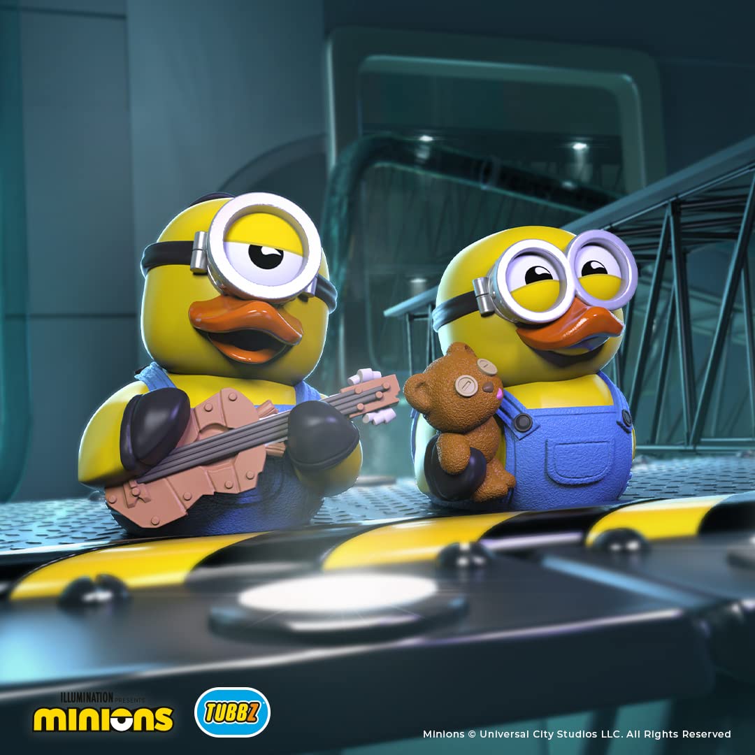 TUBBZ Minions Bob Collectible Duck Figurine, 3.54" PVC, Limited Edition Despicable Me 4 Merchandise, Unique Vinyl Gift