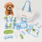 Meland Toy Doctor Kit for Kids - Pretend Play Doctor Set with Dog Toy, Carrying Bag, Stethoscope Toy & Dress Up Costume - Doctor