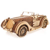 UGEARS VM-01 Roadster Vehicle - 3D Wooden car DYI - Fun Projects for mature-themeds- 3D Mechanical Working Model Idea - Plywood Material with Transmission Integrated - Great Gift for Car Lovers