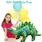 Jet Creations Inflatable Stegosaurus Toy - 20" Tall, 46" Long, Emerald Green, PVC, Jurassic Theme Garden Decor