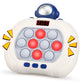 Blackma Fast Push Game Pop Fidget Toys For Kids, Fast Push Bubble Game, Handheld Puzzle Game Sensory Toys With Led Screen, Quick