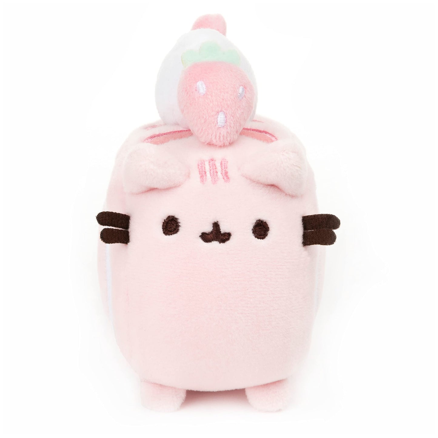 Gund Roll Cake Pusheen Sweet Dessert Squishy Plush Stuffed Animal Cat And Satisfyingly Stretchy Fabric, For Ages 8 And Up, Pink