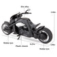 Bdtctk 1:12 Compatible For Travertson V-Rex Motorcycle Toy Car, Model Car, Collection And Decoration Gift Toy For Adults And Kid