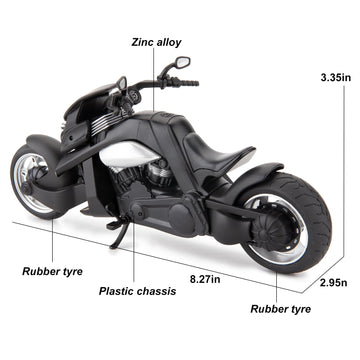 Bdtctk 1:12 Compatible For Travertson V-Rex Motorcycle Toy Car, Model Car, Collection And Decoration Gift Toy For Adults And Kid