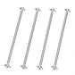 Dogbone Universal Drive Joint Cup Shaft 87mm Steel Silver for RC Hobby Model Car HPI HSP,COJOYS,4PCS (Silver)