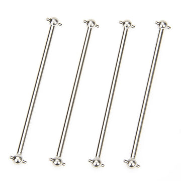 Dogbone Universal Drive Joint Cup Shaft 87mm Steel Silver for RC Hobby Model Car HPI HSP,COJOYS,4PCS (Silver)