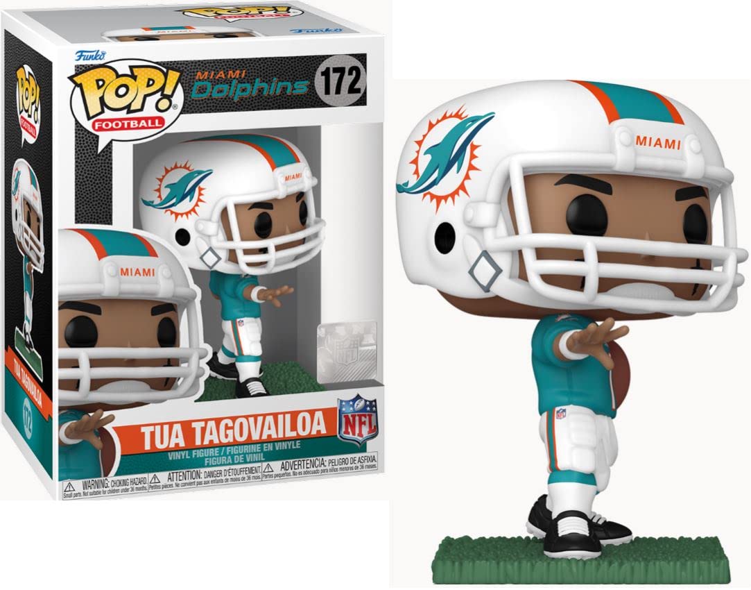 Tyreek Hill/Tua Tagovailoa (Miami Dolphins) Nfl Funko Pop! Combo (2)