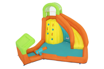 Bestway H2Ogo! Canopy Cove Mega Outdoor Water Park | Features Water Slide, Shaded Canopy, Water Cannons, Climbing Wall | Great For Kids Ages +5