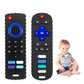 Robbear Baby Teething Toys, Food Grade Silicone Teethers For Babies 3 6 12 18 Months, Fire Tv Remote Shape Infant Chew Toys For 