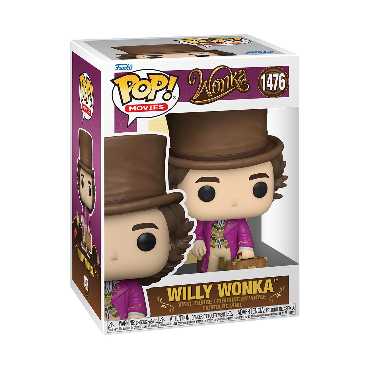 Funko Pop! Movies: Wonka - Willy Wonka - Collectable Vinyl Figure - Gift Idea - Official Merchandise - For Kids & Adults - Movies Fans - Model Figure For Collectors And Display