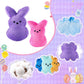 6523341 12Pcs Easter Bunny Plush Toys Decorations Cute Animal Bunny Stuffed Doll Easter Basket Stuffers Gift For Kids,Rabbits An