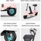 Okai Ea10 Electric Scooter With Seat For Adults, Up To 25 Miles Range & 15.5Mph, Retro-Style Seated E-Scooter, Moped Scooter Bik