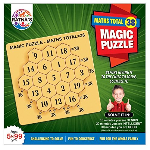 Game Phactory Magic Maths Total 3D Puzzle for Kids 38 Pieces