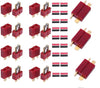FLY RC 10 Pairs T Plug Connectors Male and Female with 20pcs Shrink Tubing for RC LiPo Battery