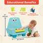 B. Toys- B. Play- Interactive Musical Chair- Little Learners- Developmental Toy For Kids- Toddler Chair With Light-Up Tablet & Activities – Music, Sounds, Lights, Buttons, Storage- 12 Months +