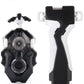 Desamvap Bey Battling Tops B-184 Launcher & Grip, Custom LR Left Right Spin, Compatible with All Bey Burst Series, Black, Small