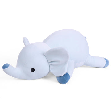 Webingo Weighted Stuffed Animals, 24'' Weighted Elephant Plush Toy 4.2 Lb Soft Pillow Cute Giant Plushie Gifts For Kids & Adults