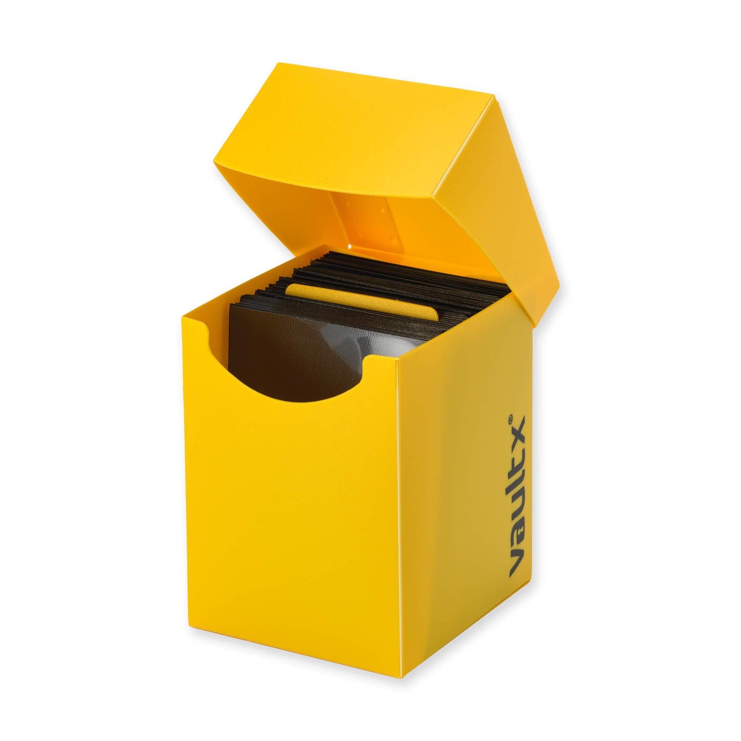 Vault X Trading Card Deck Box And 150 Black Card Sleeves, Fits 100+ Sleeved Cards, Large Standard, Holder Storage Box, For Mtg C