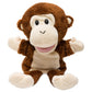Hollyhome Hand Puppets Monkey Animal Puppets Zoo Plush Animal Toys 13 Inches