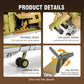 DAHONPA MI-24S Medium Military Helicopter Building Set, 850+ Plastic Bricks, Black Air-Force Toy for Kids and Adults
