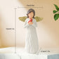 NANAOUS Guardian Angel Statue, Angel Figurines for Women, Resin Angel Statues Sympathy Rememberance Memorial Comfort Heaven Gift