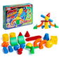 POPULAR PLAYTHINGS Mag Builder Set, 20 Pieces, Small, Multicolor, Model 18301, Magnetic Building Toys